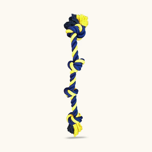 Petsport Four Knot Cotton Rope Dog Toys- Large